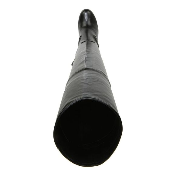 BAR III Womens Black Stretch Giana Round Toe Block Heel Heeled Boots 7.5 M - Picture 3 of 4